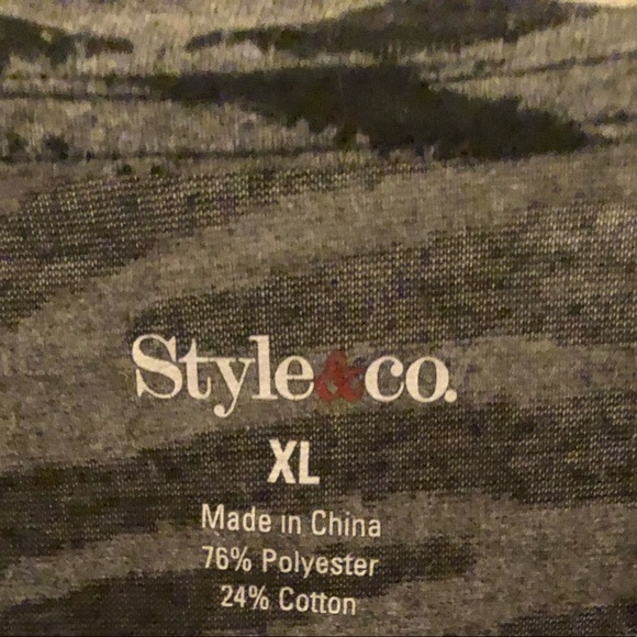 Style and co sheer shirt - Picture 3 of 3